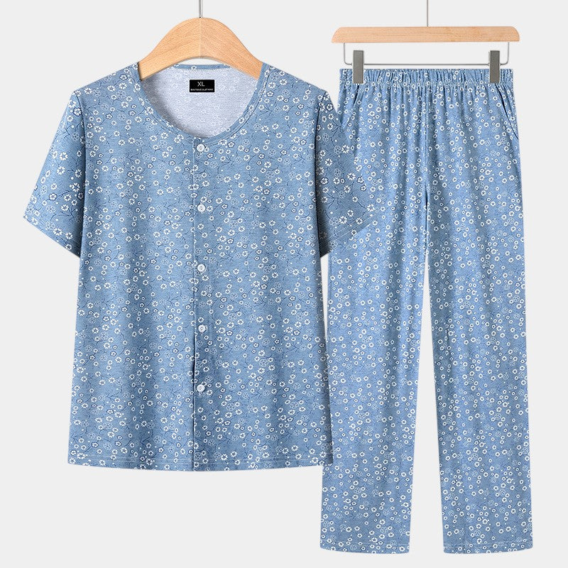 Comfortabele Dames Pyjama Twee-Delig Katoen