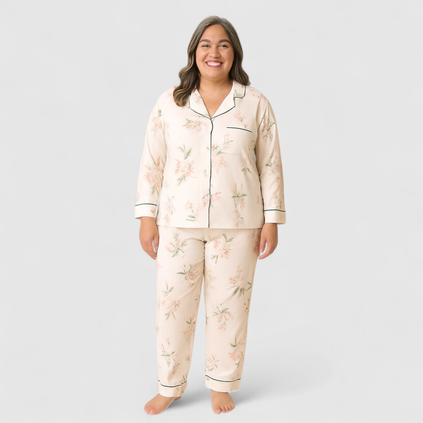 Dames Pyjama Set van katoen – Zacht & Comfortabel