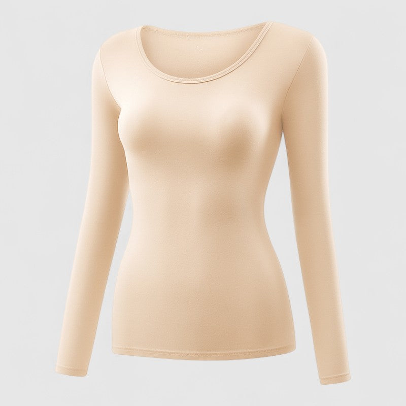 Dames Thermo Shirt Lange Mouw – Plus Size
