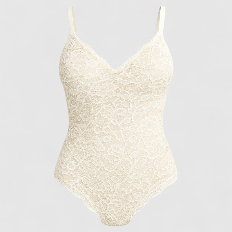 Kanten Corrigerende Thong Bodysuit – Shapewear