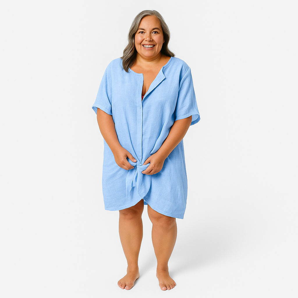Linnen Katoenen Dames Blouse – Luchtig & Stijlvol