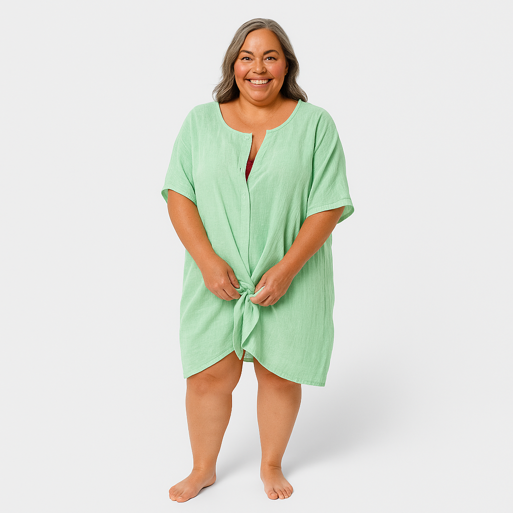 Linnen Katoenen Dames Blouse – Luchtig & Stijlvol