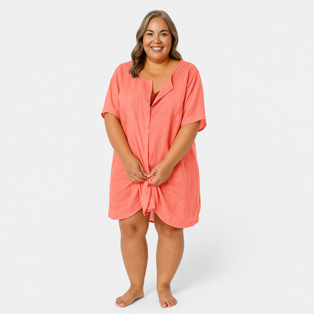 Linnen Katoenen Dames Blouse – Luchtig & Stijlvol