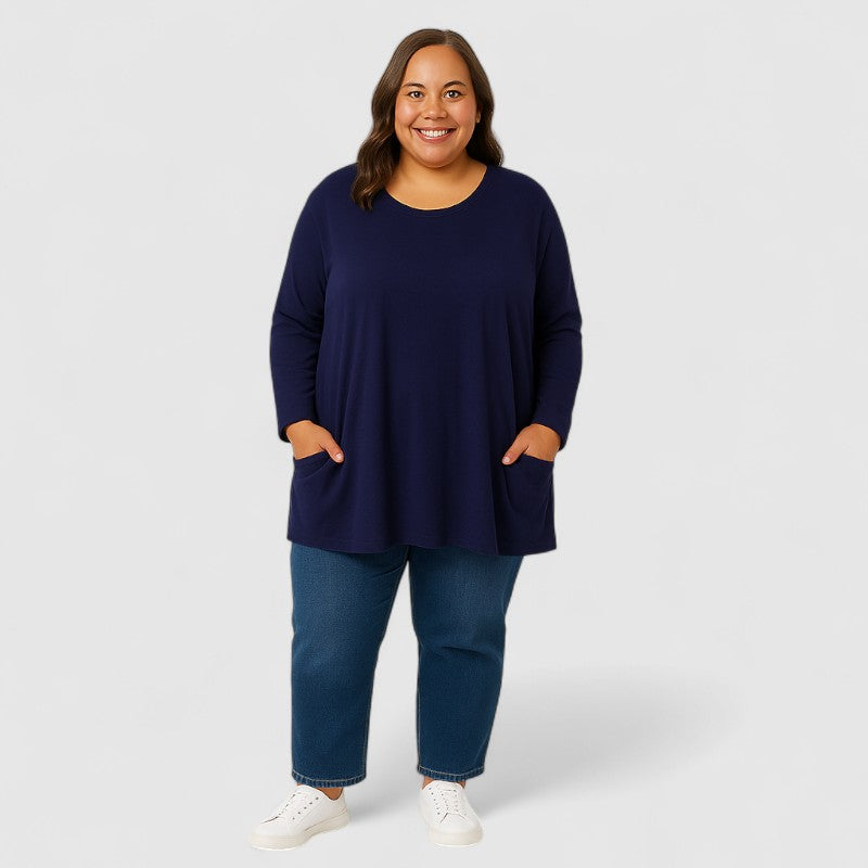 Luchtige Dames Shirt met Zakken
