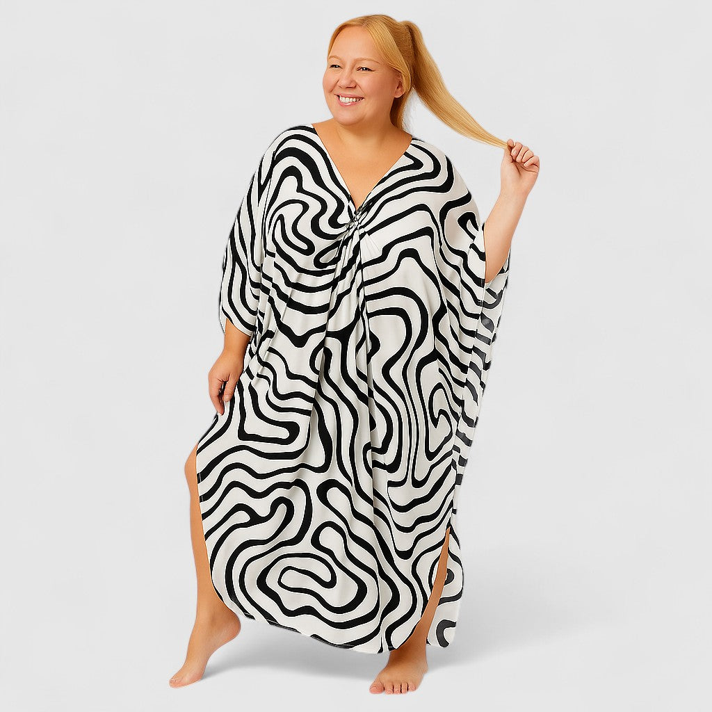 Luchtige Katoenen Tuniek Kaftan Celine