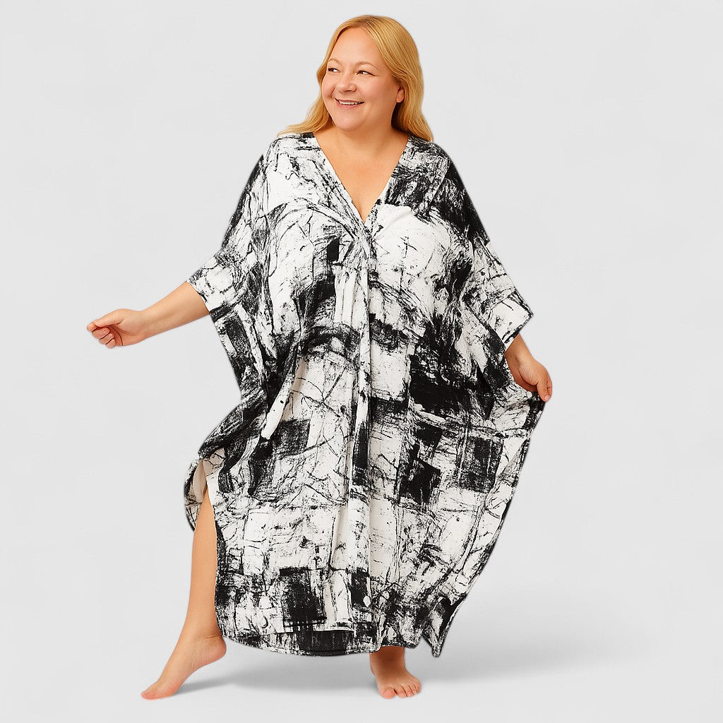 Luchtige Katoenen Tuniek Kaftan Celine