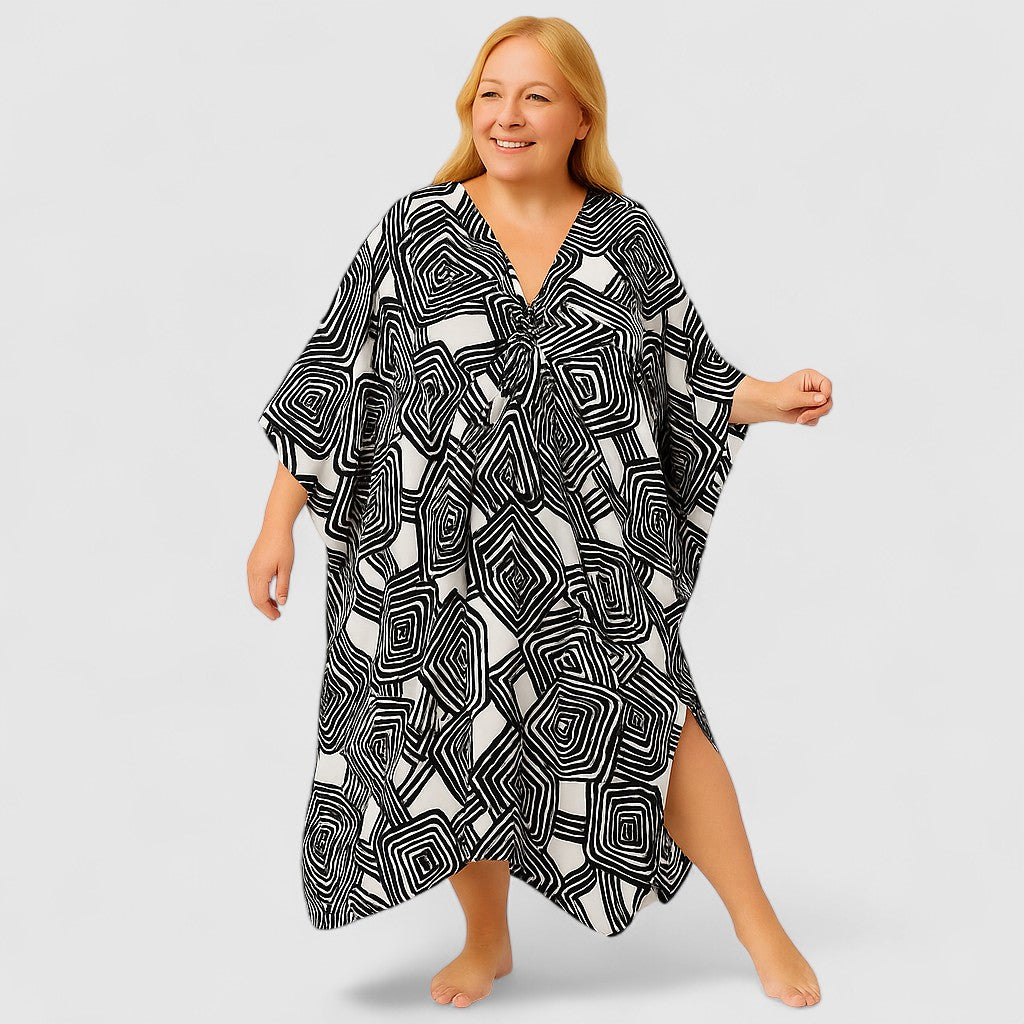 Luchtige Katoenen Tuniek Kaftan Celine
