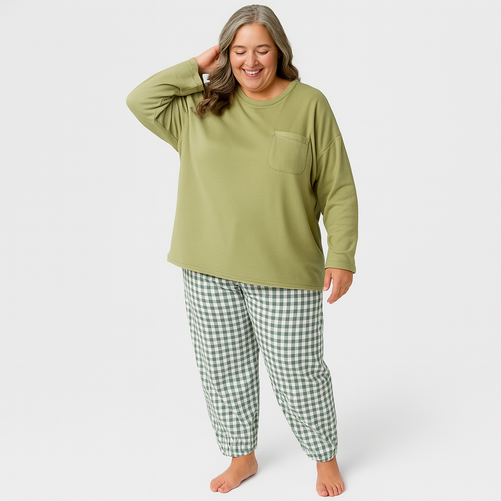 Modieuze Dames Pyjama met Comfortabele Pasvorm