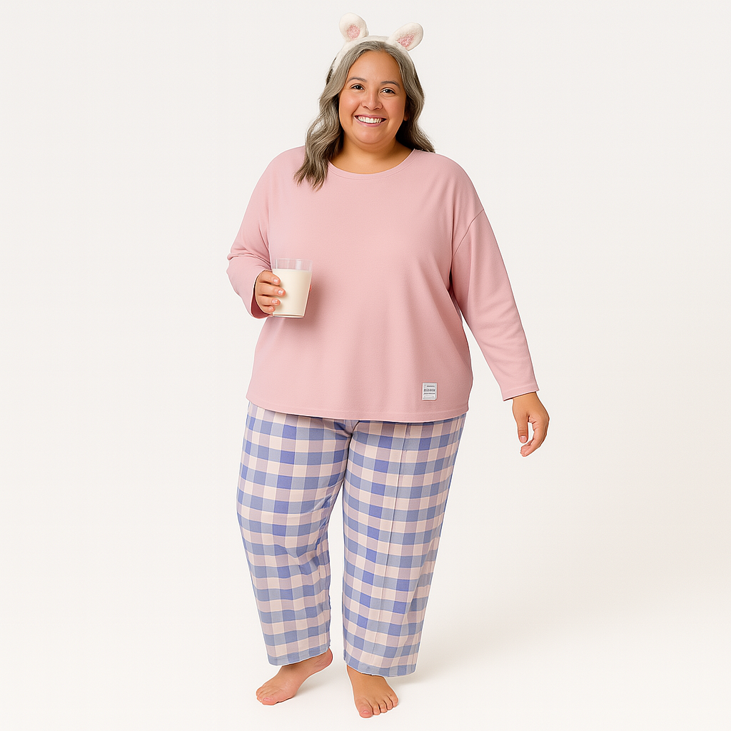 Modieuze Dames Pyjama met Comfortabele Pasvorm