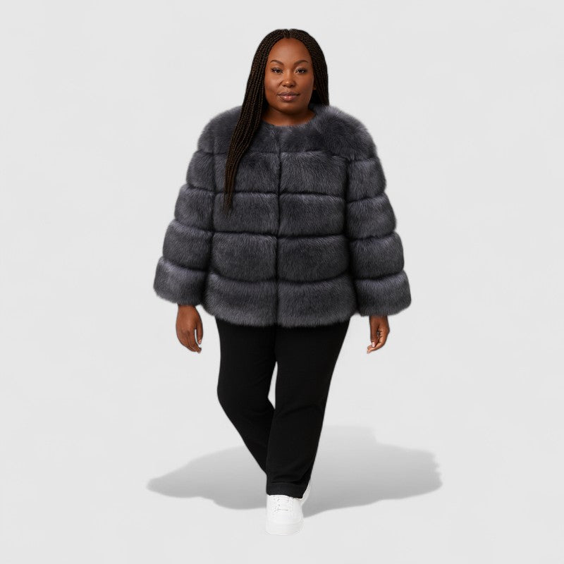 Warme Dames Bontjas – Stijlvol & Winterproof