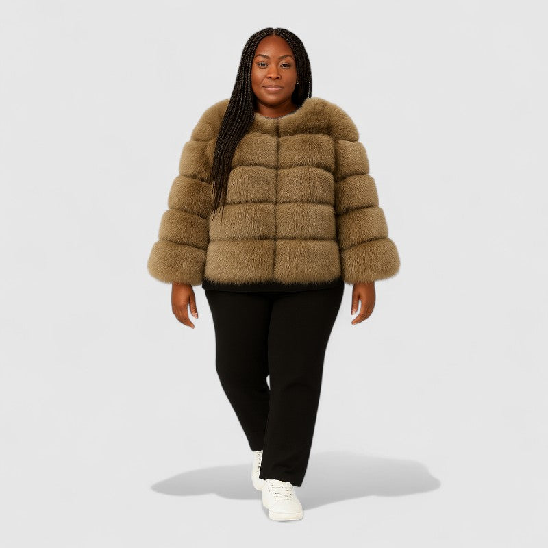 Warme Dames Bontjas – Stijlvol & Winterproof