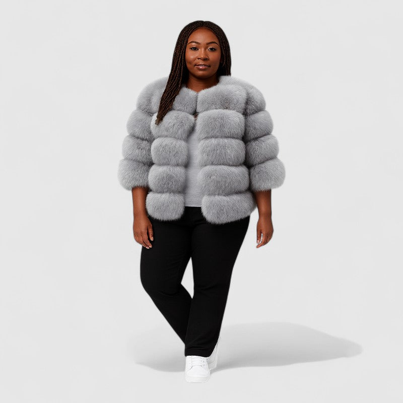 Warme Dames Bontjas – Stijlvol & Winterproof