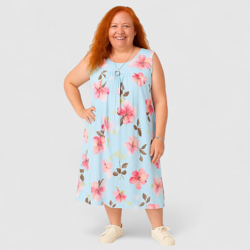 Zachte Dames Nachtjurk met Korte Mouwen – Loungewear