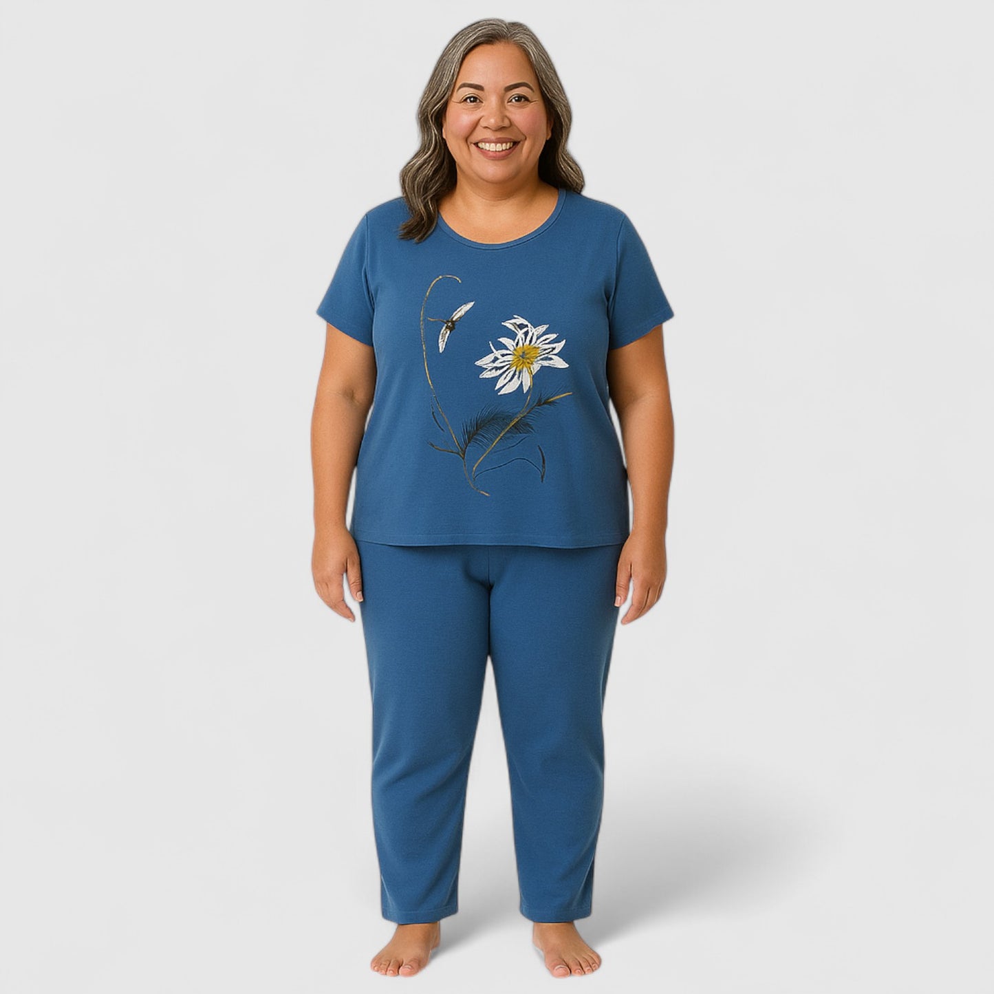 Zachte Dames Pyjama Set – Comfortabele Nachtkleding