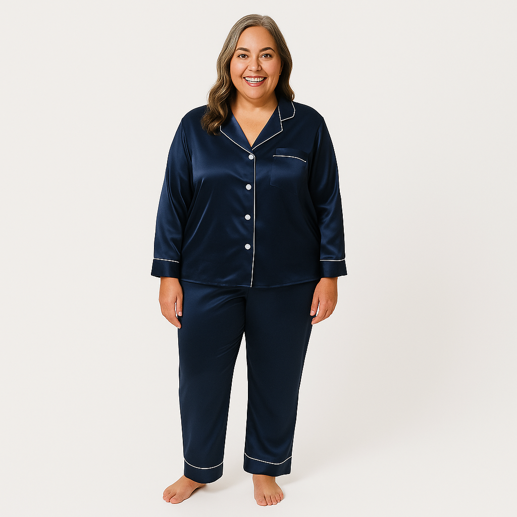 Zachte Dames Pyjama – Comfortabel & Verkrijgbaar in Grote Maten