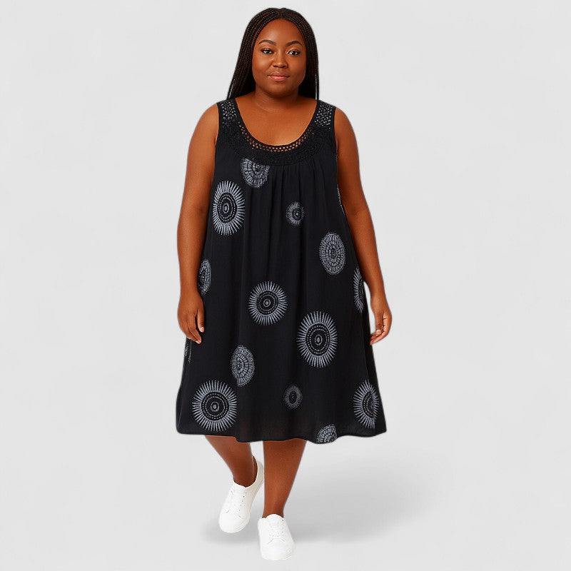 Zomerjurk Mouwloos met Print – Luchtig & Stijlvol