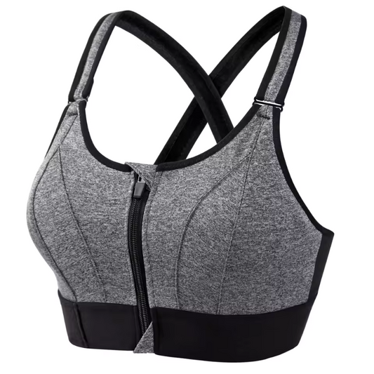 Comfortabele Plus Size Voorsluit Sport BH Martina