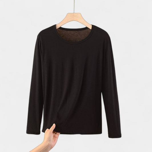 Basic Plus Size Dames Shirt met Lange Mouwen