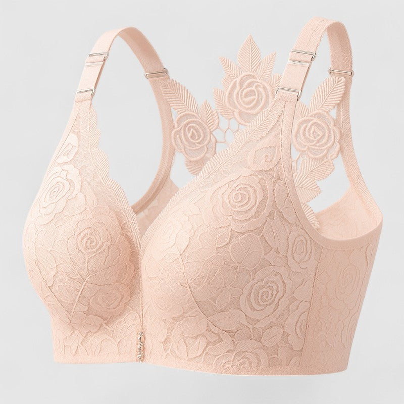 Beugelloze Plus Size BH met Rozen achterkant Gigi