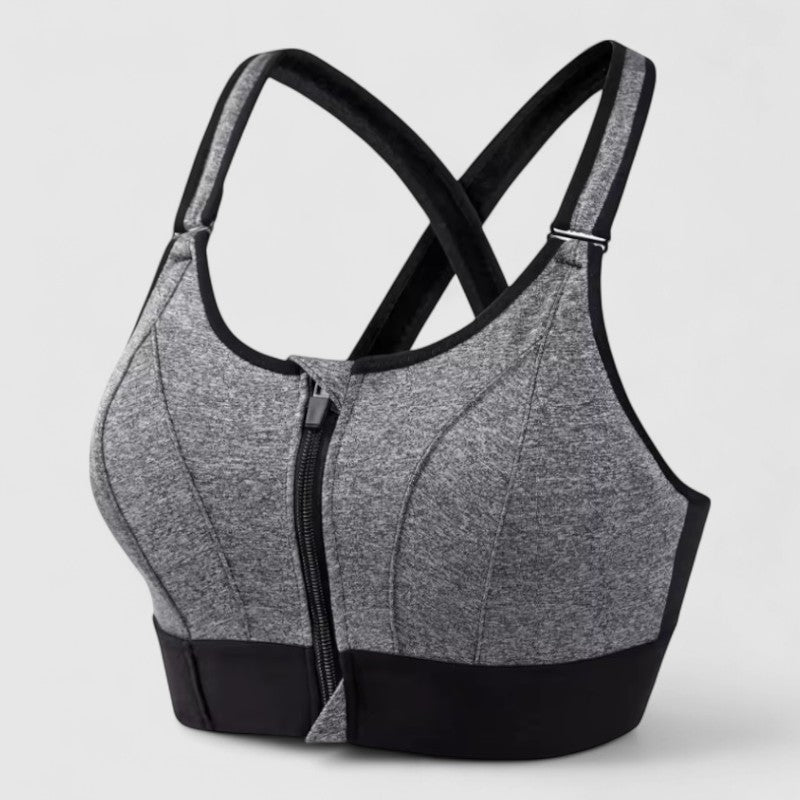 Comfortabele Plus Size Voorsluit Sport BH Martina