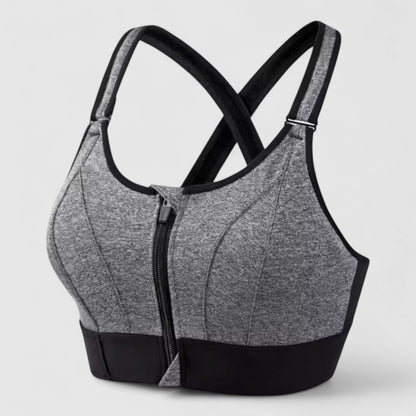 Comfortabele Plus Size Voorsluit Sport BH Martina