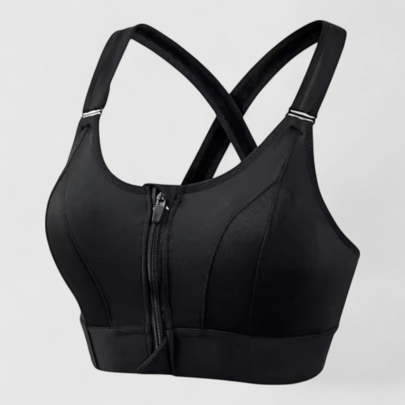 Comfortabele Plus Size Voorsluit Sport BH Martina