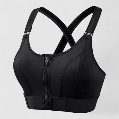 Comfortabele Plus Size Voorsluit Sport BH Martina