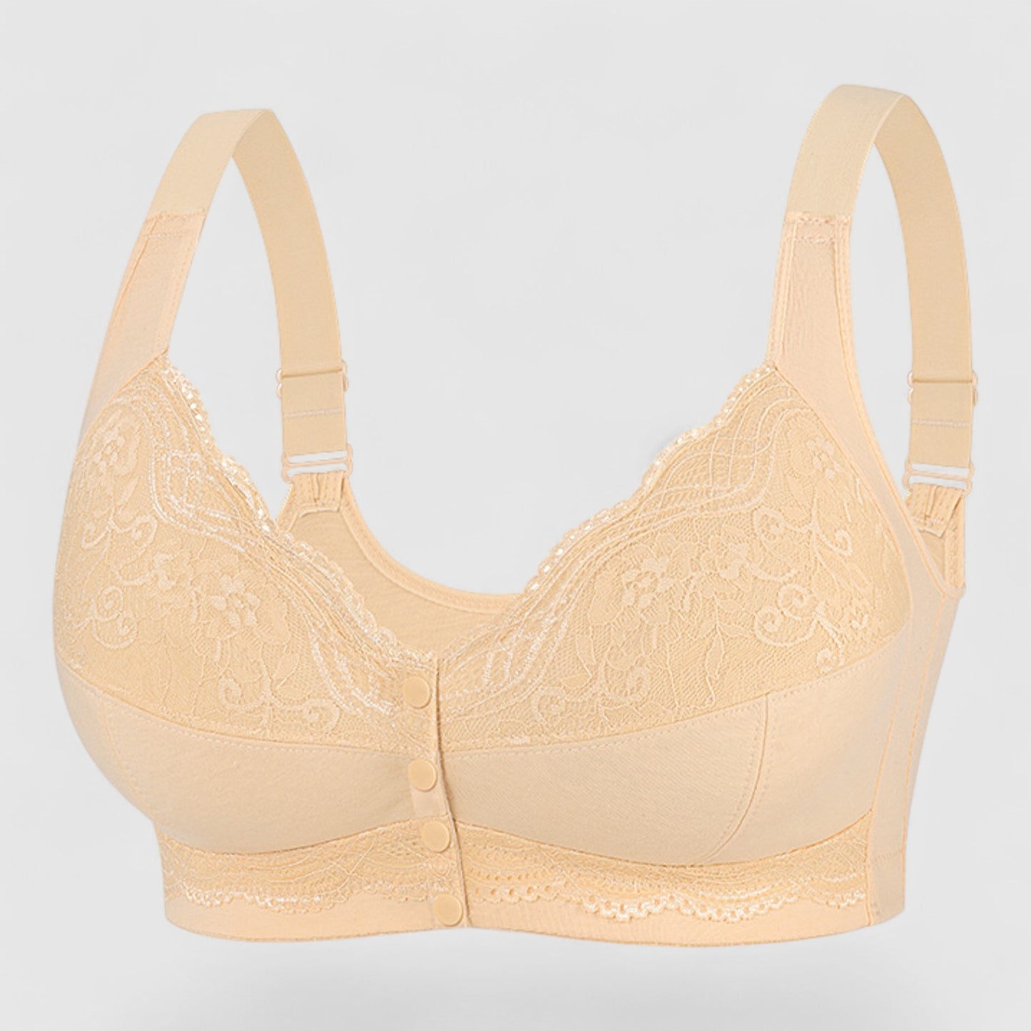 Comfortabele Voorgevormde BH Bianca met Kant & Voorsluiting