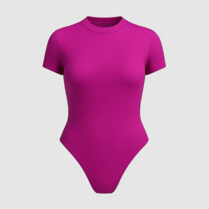 Corrigerende Bodysuit met Korte Mouwen – Shapewear Dames