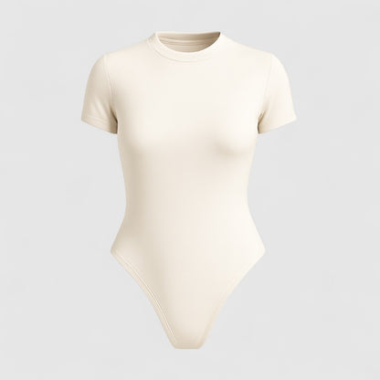 Corrigerende Bodysuit met Korte Mouwen – Shapewear Dames