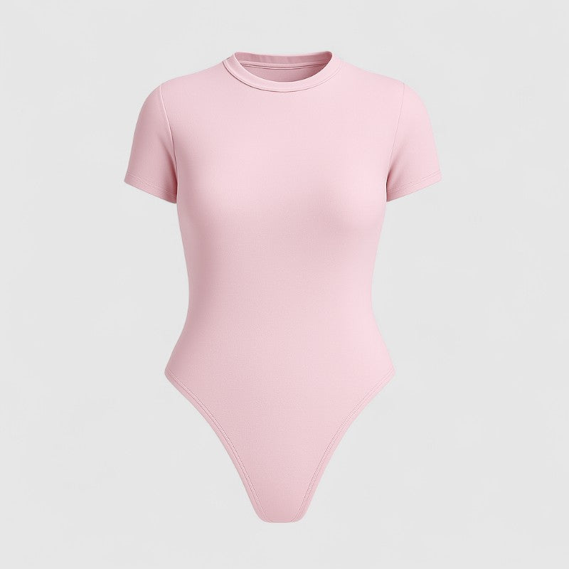 Corrigerende Bodysuit met Korte Mouwen – Shapewear Dames