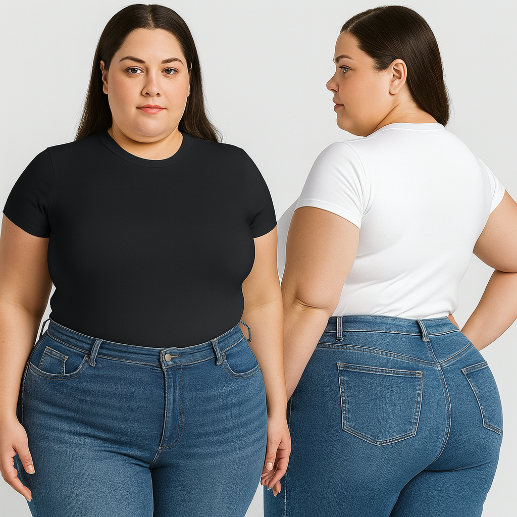 Corrigerende Bodysuit met Korte Mouwen – Shapewear Dames