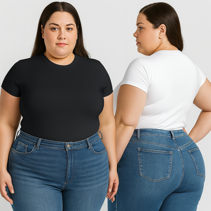Corrigerende Bodysuit met Korte Mouwen – Shapewear Dames