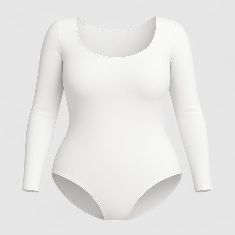 Corrigerende Shapewear Bodysuit met Lange Mouwen