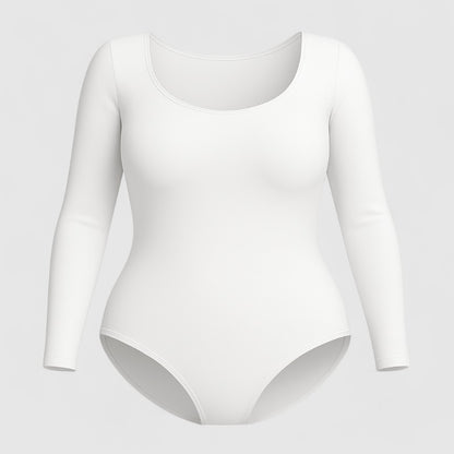 Corrigerende Shapewear Bodysuit met Lange Mouwen