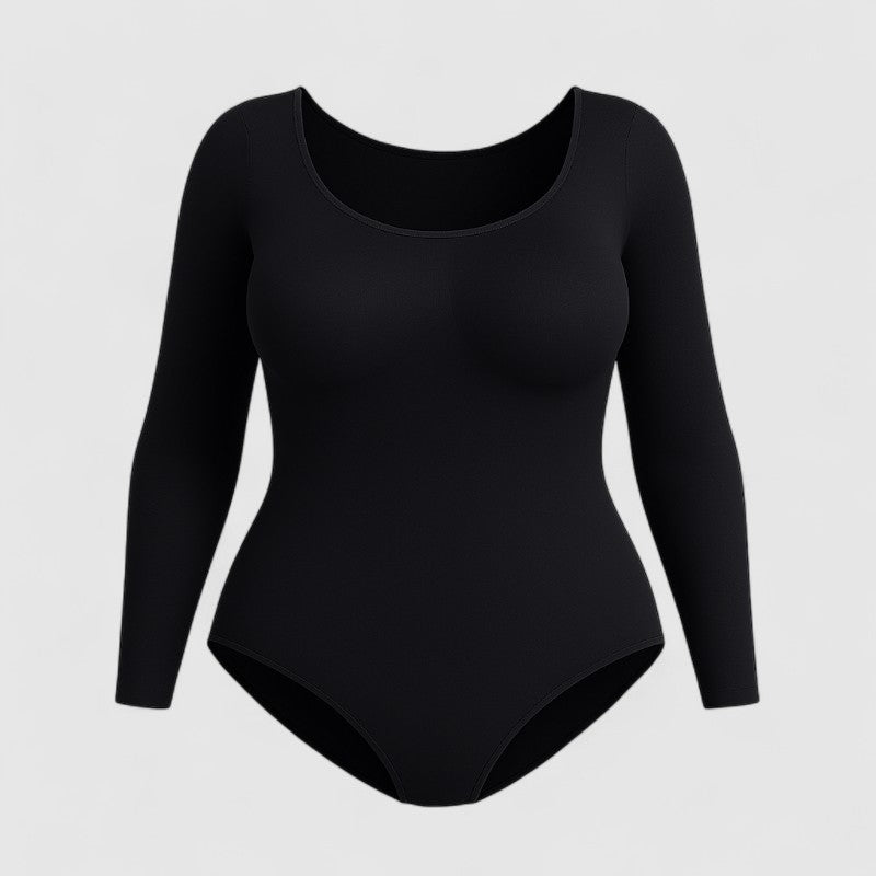 Corrigerende Shapewear Bodysuit met Lange Mouwen