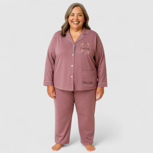 Dames Pyjama Set van katoen – Zacht & Comfortabel