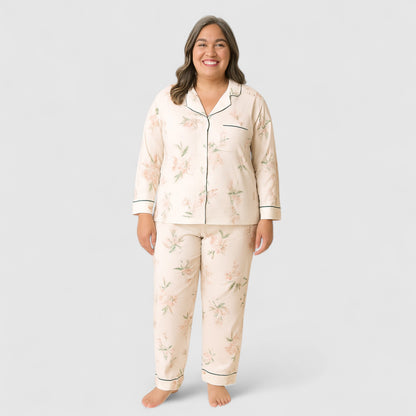 Dames Pyjama Set van katoen – Zacht & Comfortabel