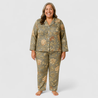 Dames Pyjama Set van katoen – Zacht & Comfortabel