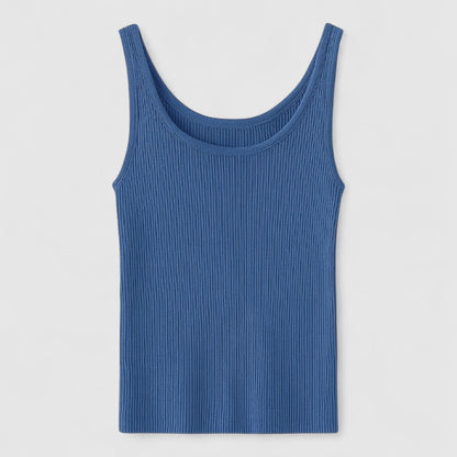 Dames Rib Tanktop – Stretch & Plus Size Hemdje