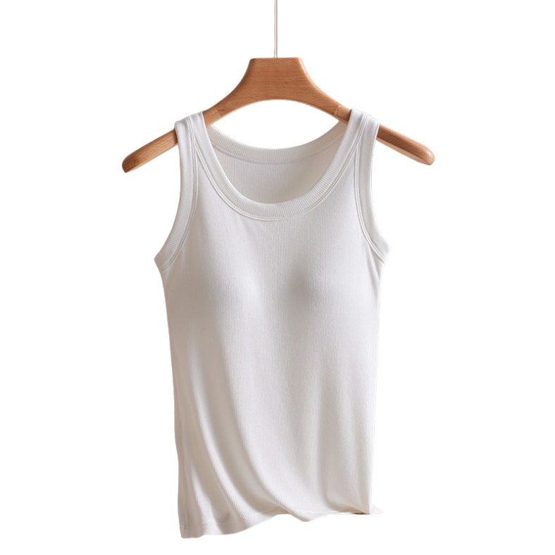 Dames Tanktop met Ingebouwde BH – Naadloos & Comfortabel