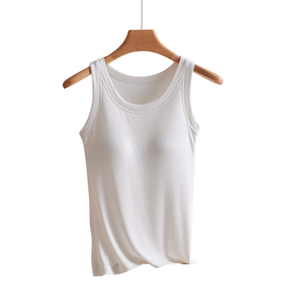 Dames Tanktop met Ingebouwde BH – Naadloos & Comfortabel