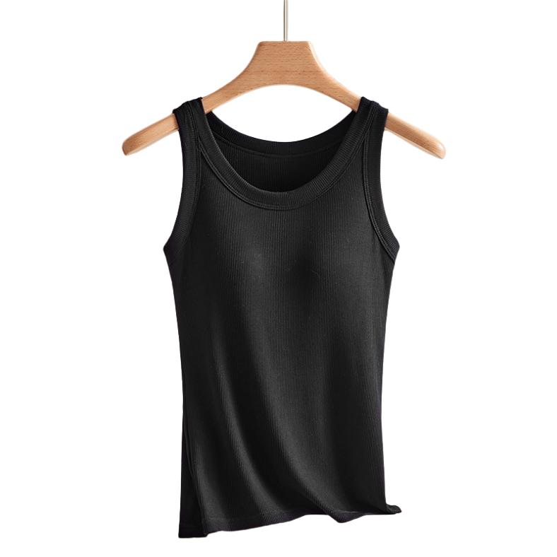 Dames Tanktop met Ingebouwde BH – Naadloos & Comfortabel