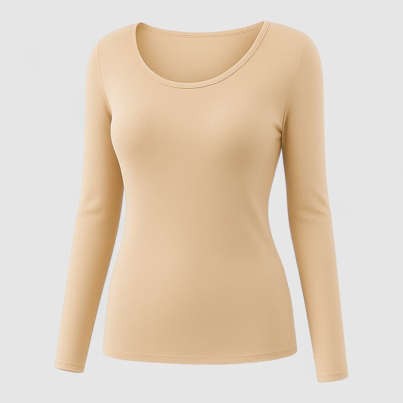 Dames Thermo Shirt Lange Mouw – Plus Size