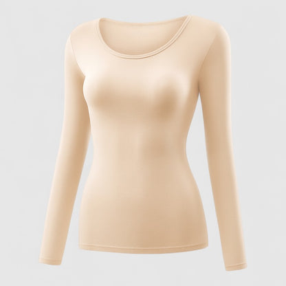 Dames Thermo Shirt Lange Mouw – Plus Size