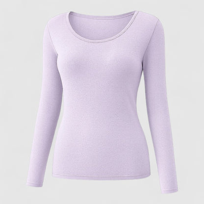 Dames Thermo Shirt Lange Mouw – Plus Size