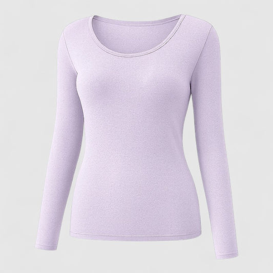 Dames Thermo Shirt Lange Mouw – Plus Size