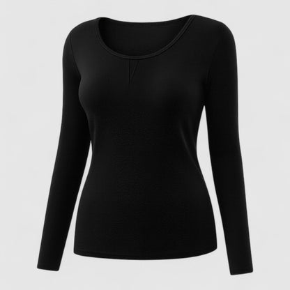 Dames Thermo Shirt Lange Mouw – Plus Size