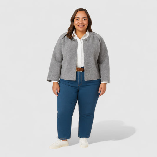 Elegante Damesjas met Chique Casual Look