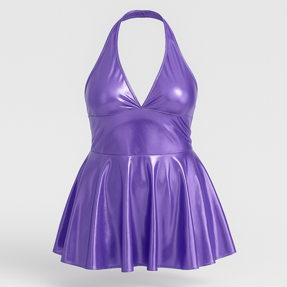 Kunstleren Nachtjapon – Sexy Lingerie in Plus Size